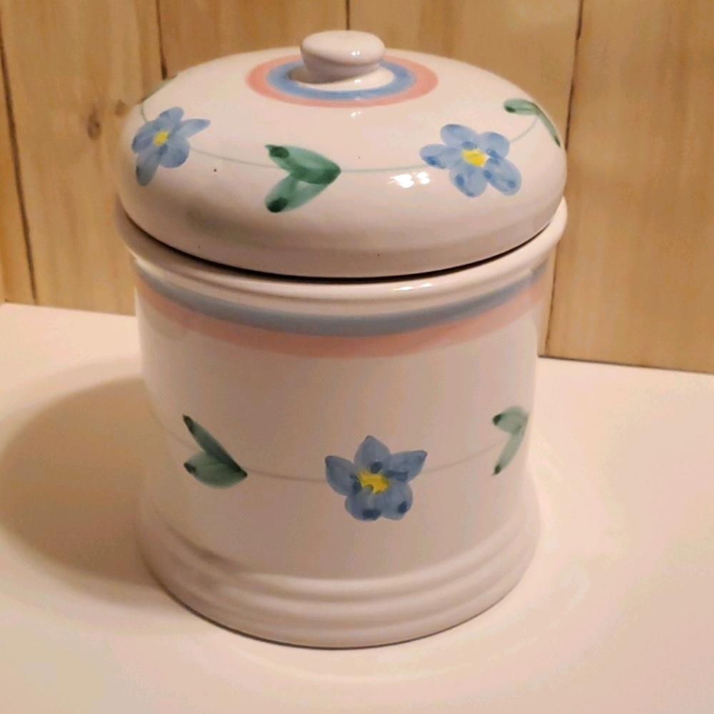 Italian Caleca, hand painted cookie jar